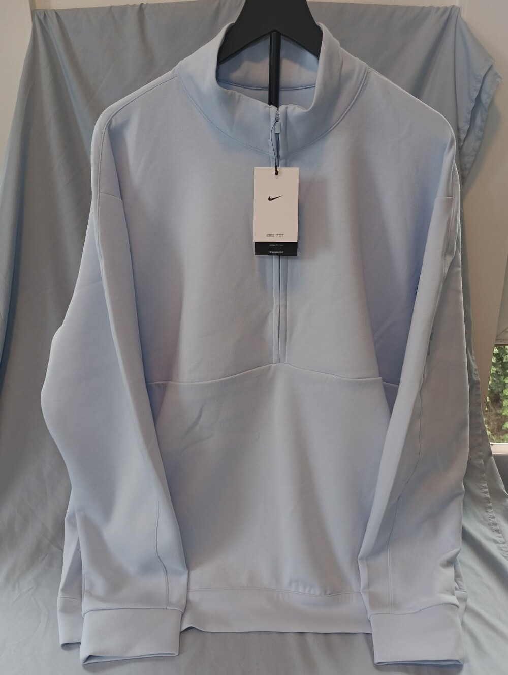 Nike 24.7 Impossibly Soft 1/2 Zip Pullover Light Blue HQ6953-441